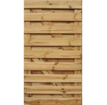 Rechtdeur de luxe horizontaal 100x180 cm